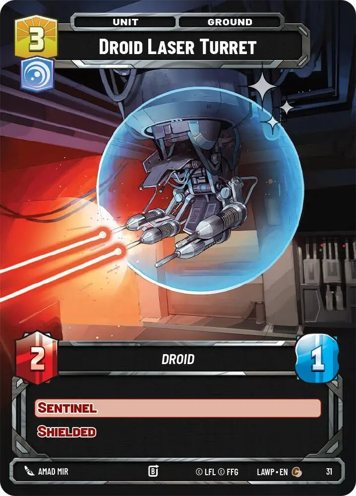 Droid Laser Turret (Foil) (31) [A Lawless Time - Weekly Play Promos]