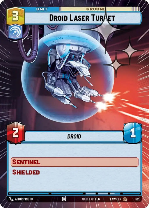 Droid Laser Turret (Hyperspace Foil) (620) [A Lawless Time]
