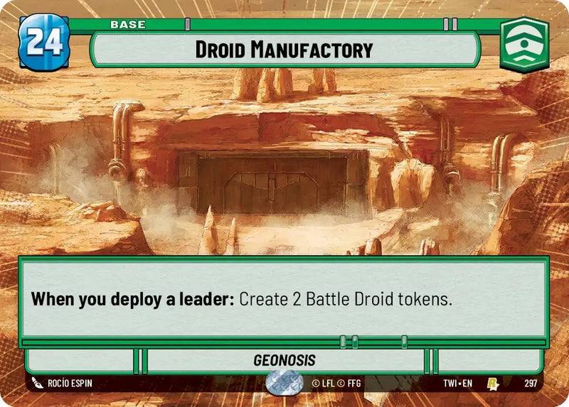 Droid Manufactory (Hyperspace) (297) [Twilight of the Republic] - Star Wars: Unlimited Single