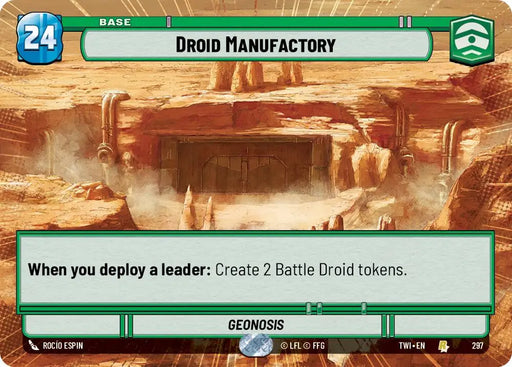 Droid Manufactory (Hyperspace) (297) [Twilight of the Republic] - Star Wars: Unlimited Single