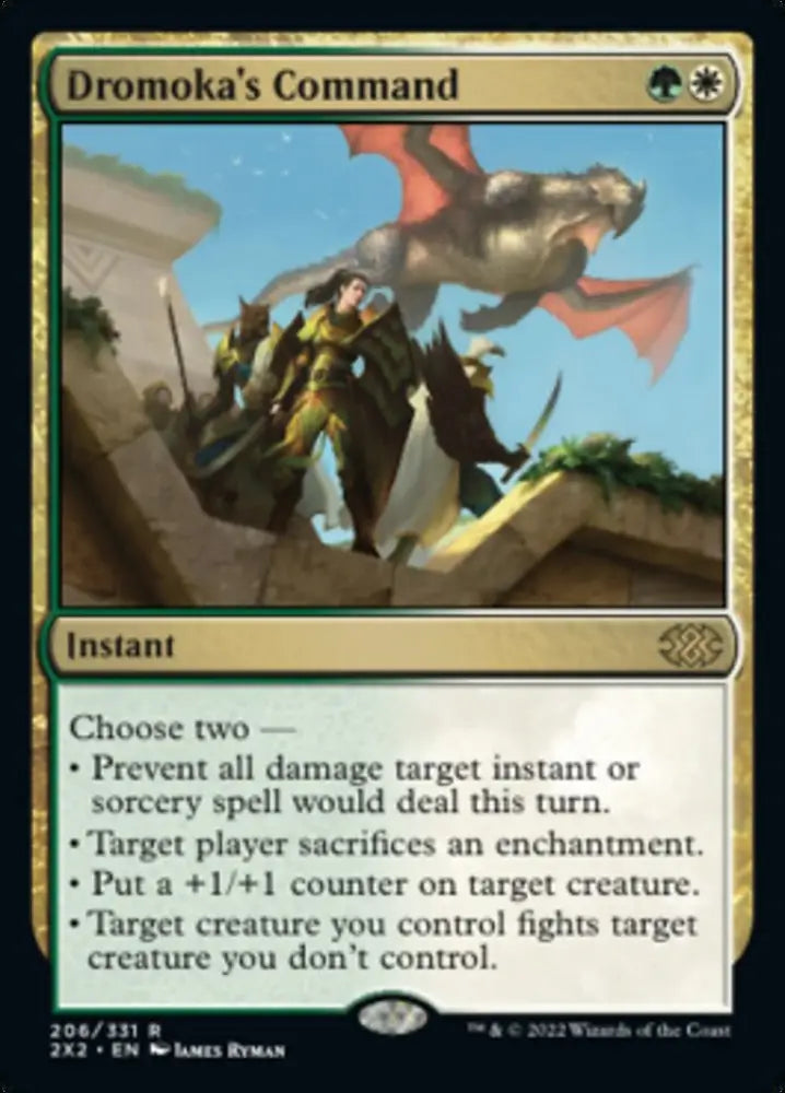 Dromoka’s Command [Double Masters 2022] - MTG Single