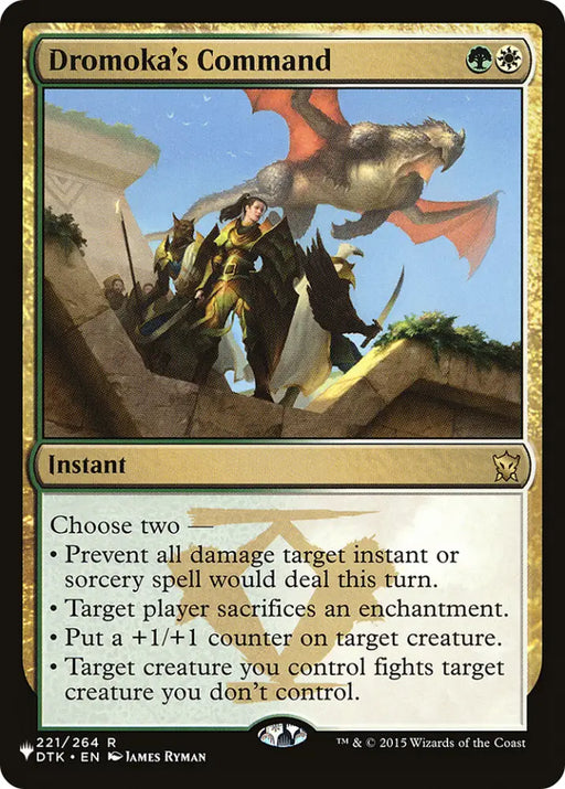 Dromoka’s Command [The List] - MTG Single