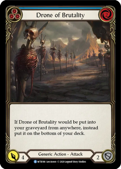 Drone of Brutality (Blue) [Welcome to Rathe Unlimited] Unlimited Normal - Flesh And Blood Single