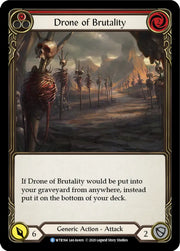 Drone of Brutality (Red) [Welcome to Rathe Unlimited] Unlimited Normal - Flesh And Blood Single