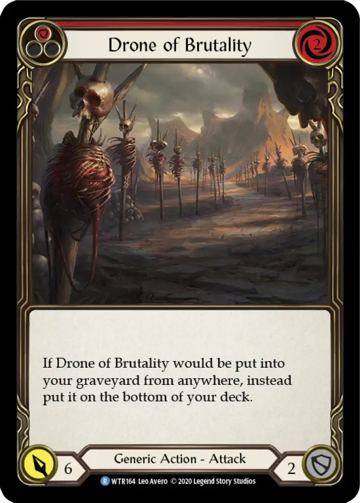Drone of Brutality (Red) [Welcome to Rathe Unlimited] Unlimited Normal - Flesh And Blood Single