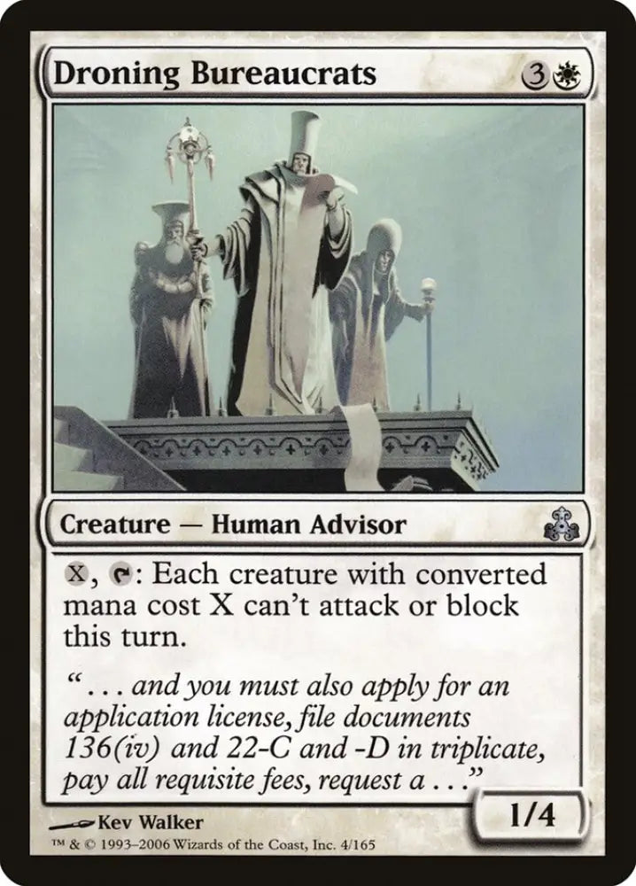 Droning Bureaucrats [Guildpact] - MTG Single