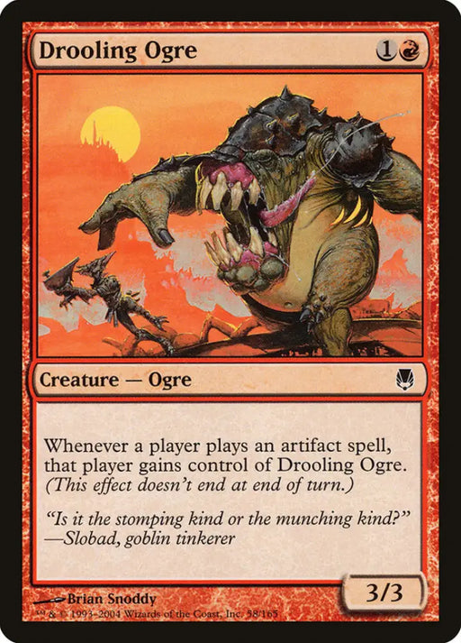 Drooling Ogre [Darksteel] - MTG Single