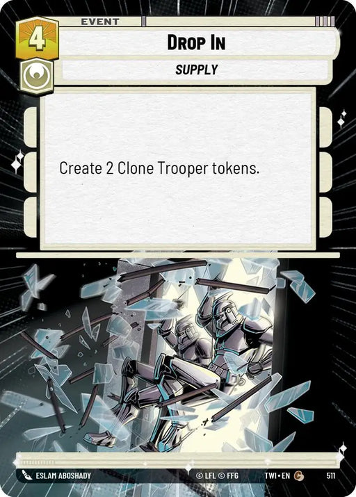 Drop In (Hyperspace) (511) [Twilight of the Republic] - Star Wars: Unlimited Single