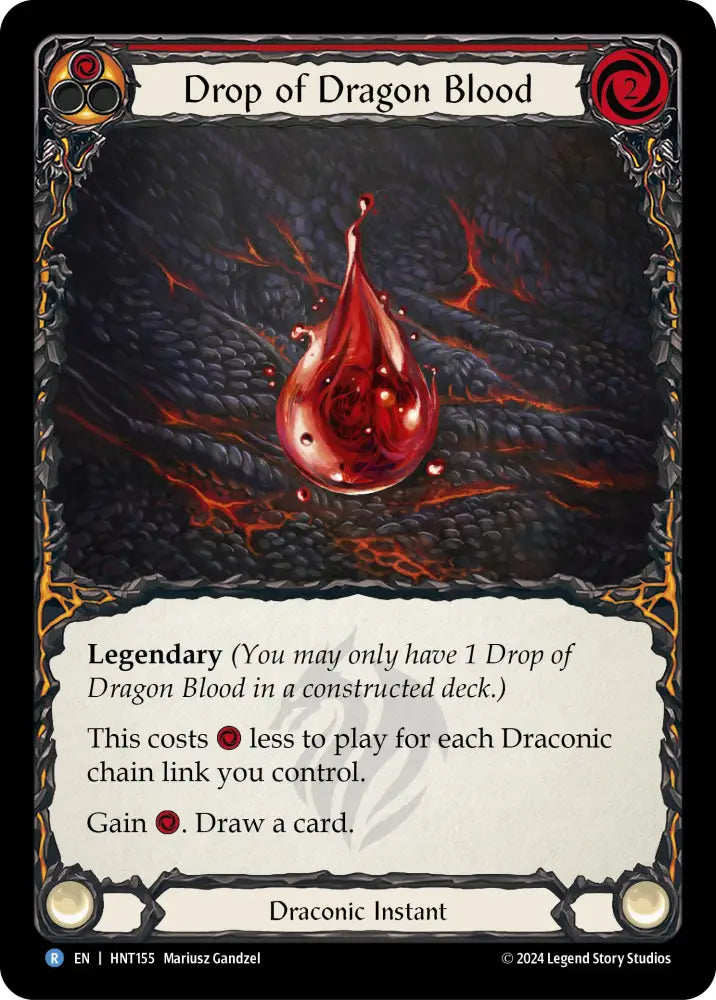 Drop of Dragon Blood (Red) [The Hunted] - Flesh And Blood Single