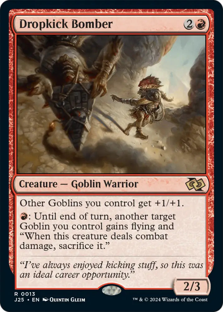 Dropkick Bomber [Foundations Jumpstart] - MTG Single
