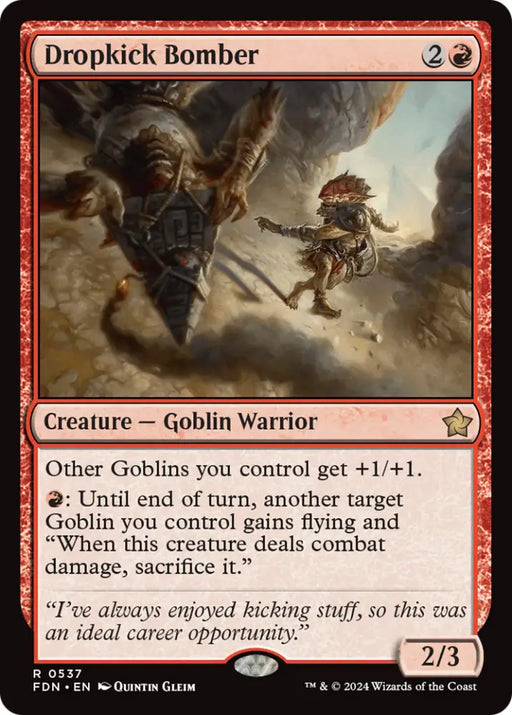Dropkick Bomber [Foundations] - MTG Single