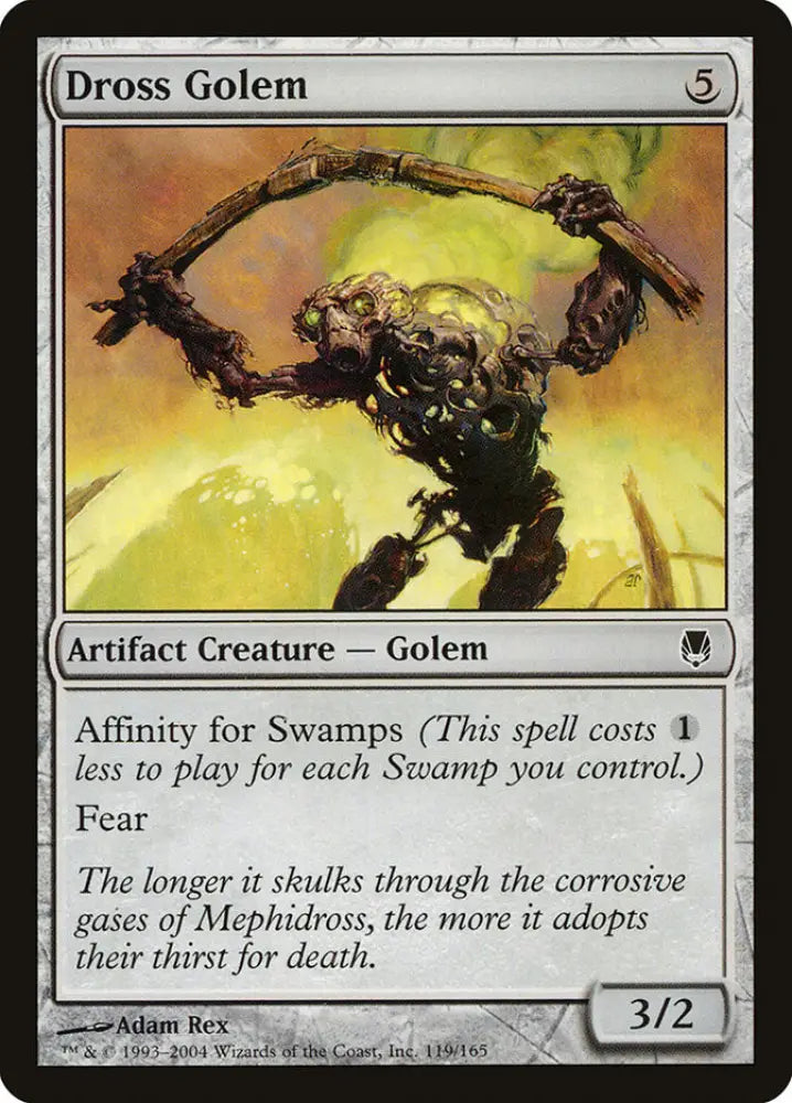 Dross Golem [Darksteel] - MTG Single