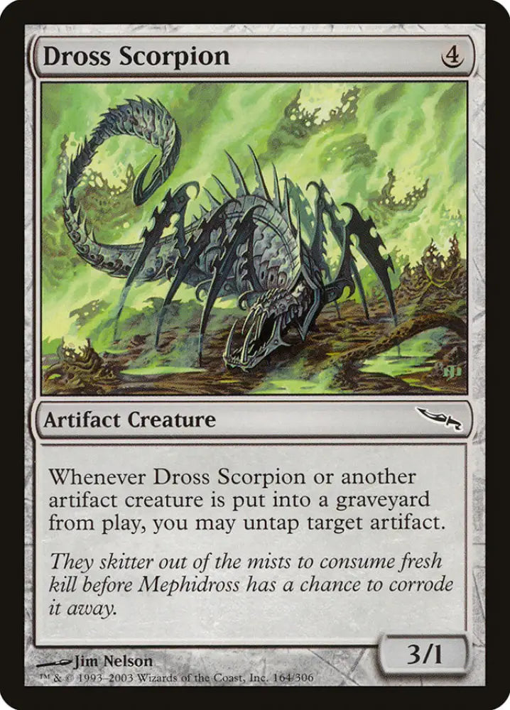 Dross Scorpion [Mirrodin] - MTG Single