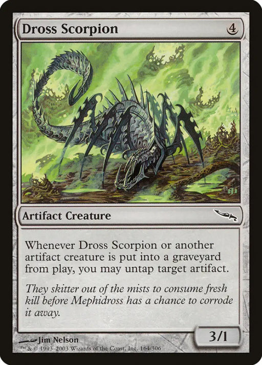 Dross Scorpion [Mirrodin] - MTG Single