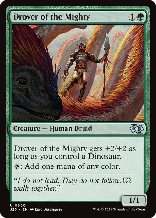 Drover of the Mighty [Foundations Jumpstart] - MTG Single