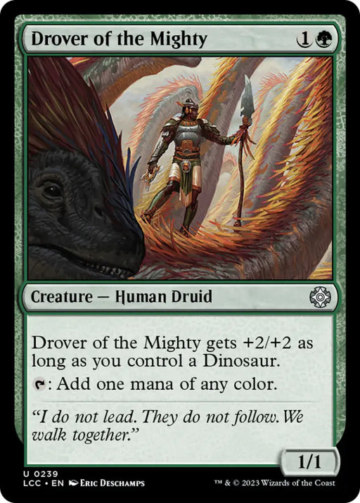 Drover of the Mighty [The Lost Caverns of Ixalan Commander] - MTG Single