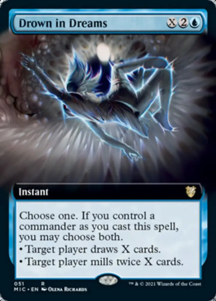 Drown in Dreams (Extended Art) [Innistrad: Midnight Hunt Commander] - MTG Single