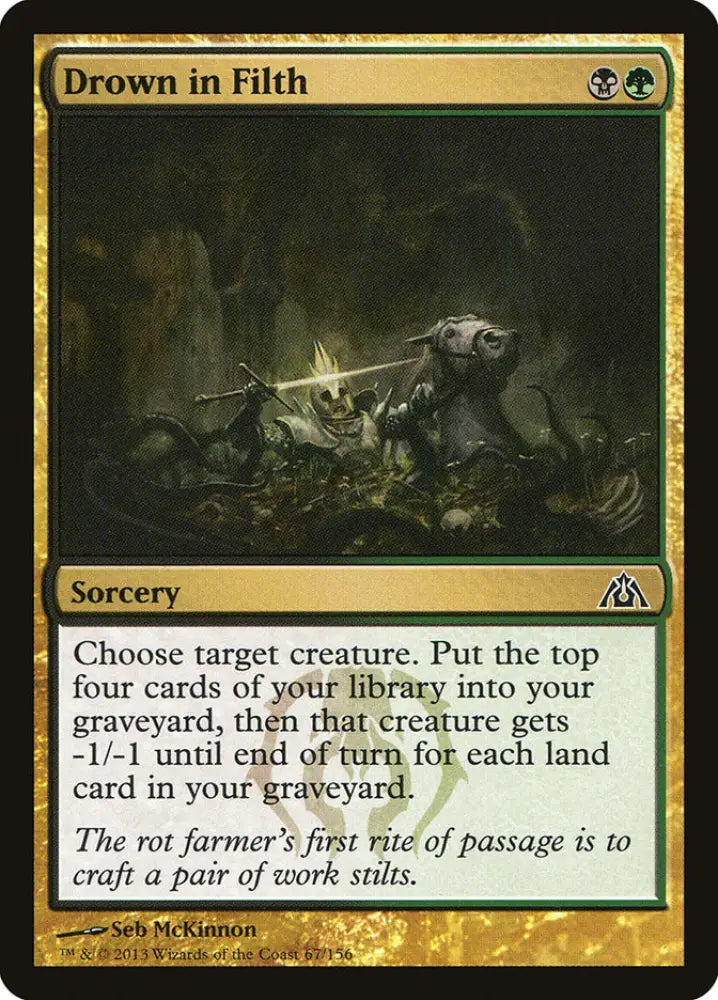 Drown in Filth [Dragon’s Maze] - MTG Single