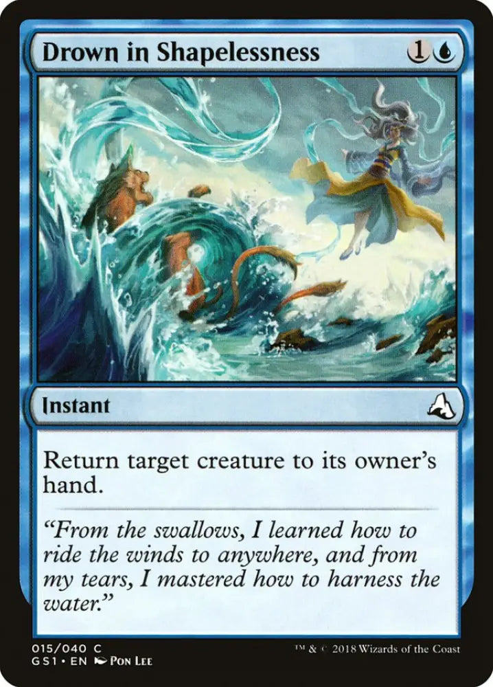 Drown in Shapelessness [Global Series Jiang Yanggu & Mu Yanling] - MTG Single