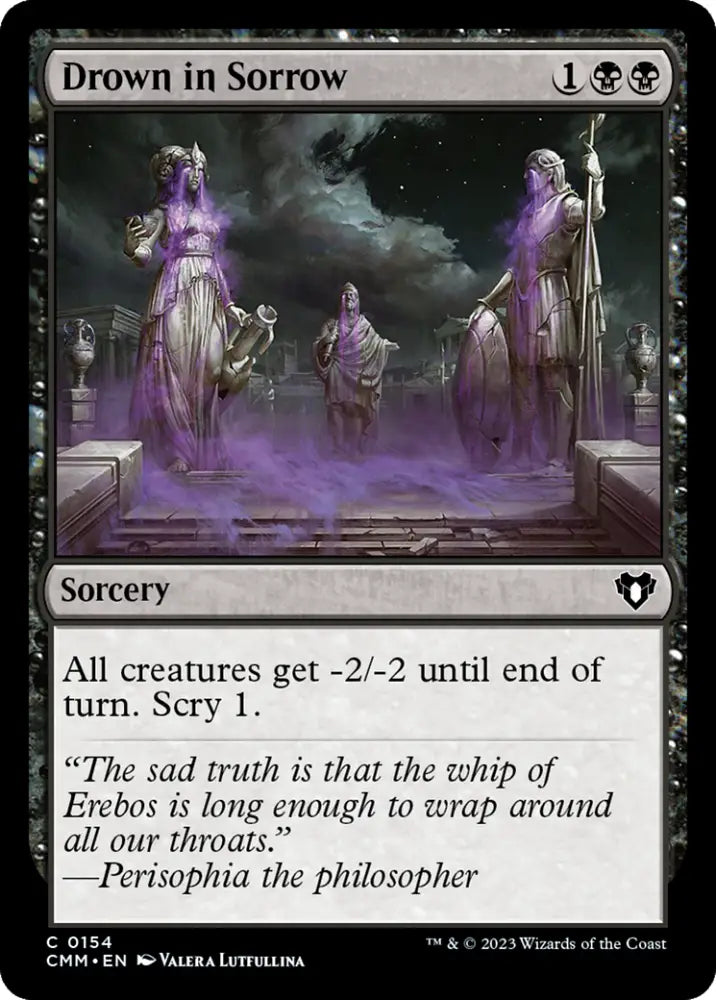 Drown in Sorrow [Commander Masters] - MTG Single