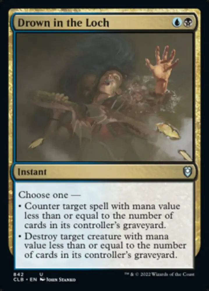 Drown in the Loch [Commander Legends: Battle for Baldur’s Gate] - MTG Single