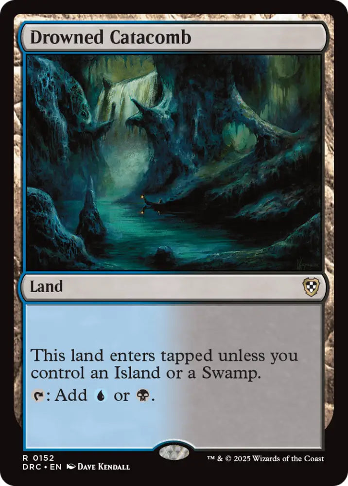 Drowned Catacomb [Aetherdrift Commander] - MTG Single