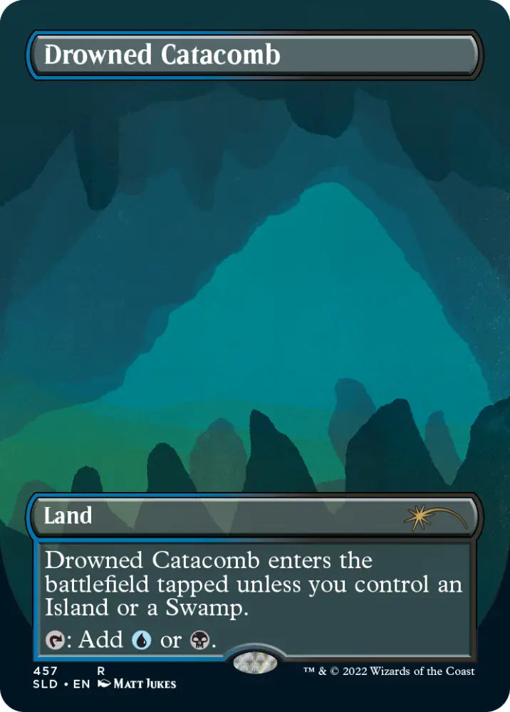 Drowned Catacomb (Borderless) [Secret Lair Drop Series] - MTG Single