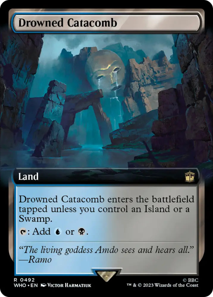 Drowned Catacomb (Extended Art) [Doctor Who] - MTG Single