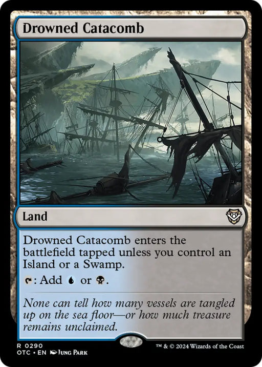 Drowned Catacomb [Outlaws of Thunder Junction Commander] - MTG Single