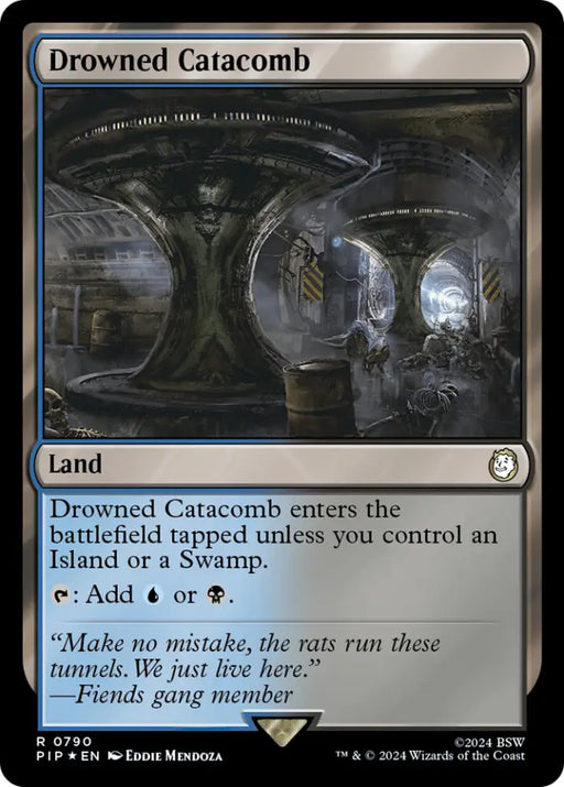 Drowned Catacomb (Surge Foil) [Fallout] - MTG Single