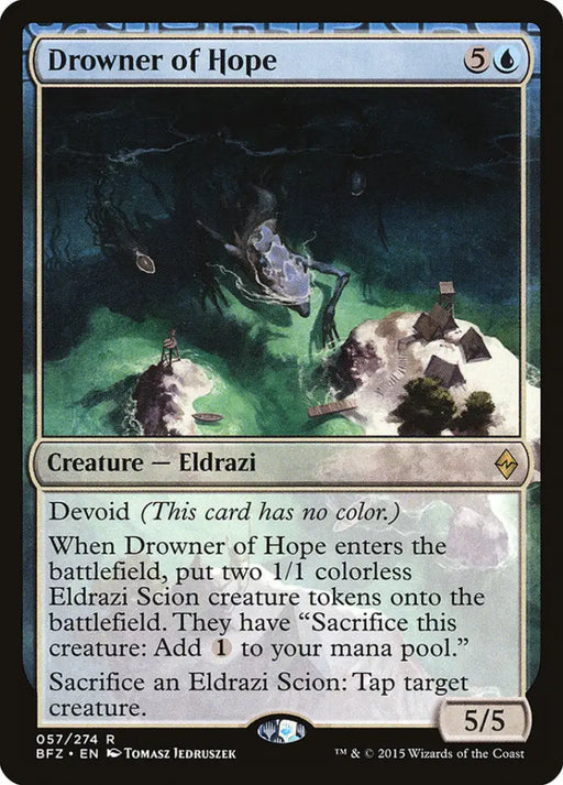 Drowner of Hope [Battle for Zendikar] - MTG Single