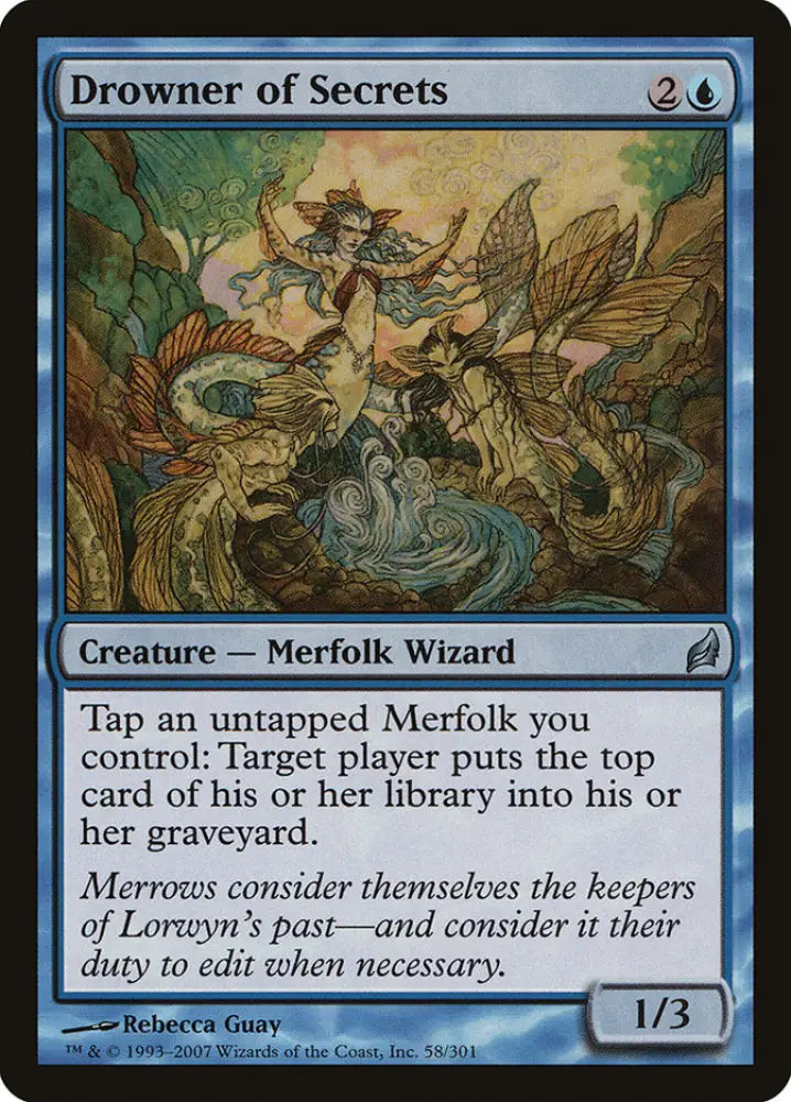 Drowner of Secrets [Lorwyn] - MTG Single