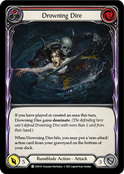 Drowning Dire (Red) [Everfest] 1st Edition Normal - Flesh And Blood Single