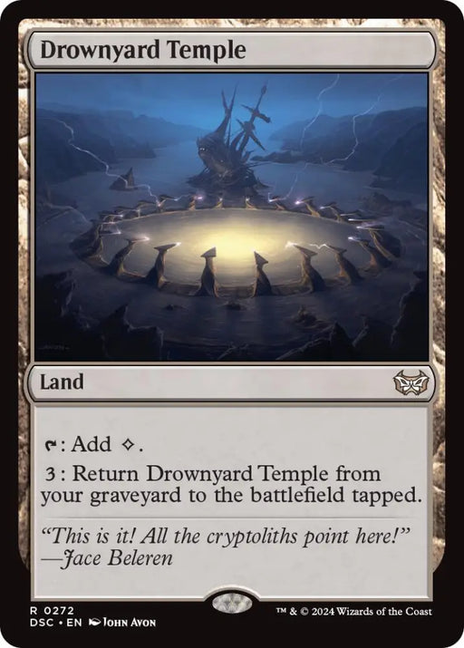 Drownyard Temple [Duskmourn: House of Horror Commander] - MTG Single