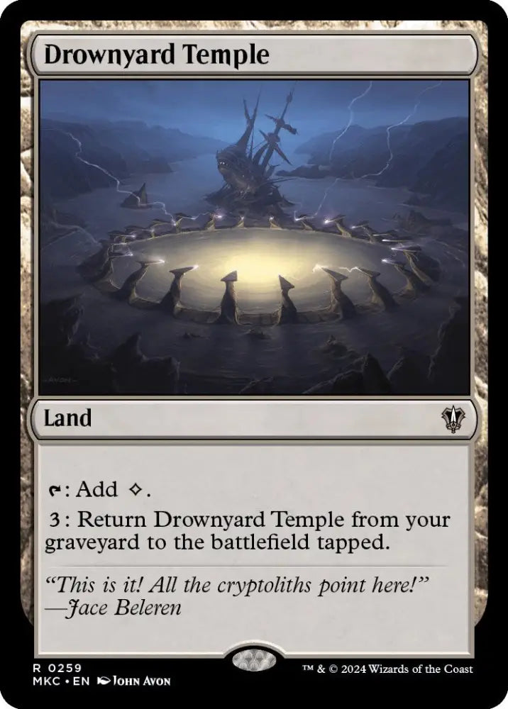 Drownyard Temple [Murders at Karlov Manor Commander] - MTG Single