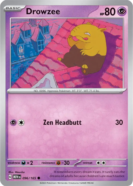 Drowzee (096/165) [Scarlet & Violet 151] - Pokemon Single