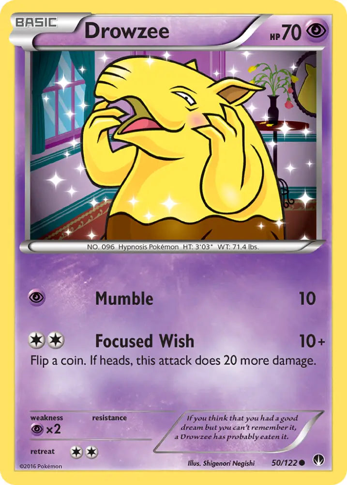 Drowzee (50/122) [XY: BREAKpoint] - Pokemon Single