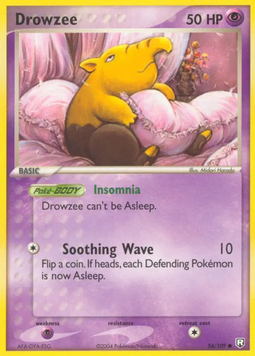 Drowzee (54/109) [EX: Team Rocket Returns] - Pokemon Single