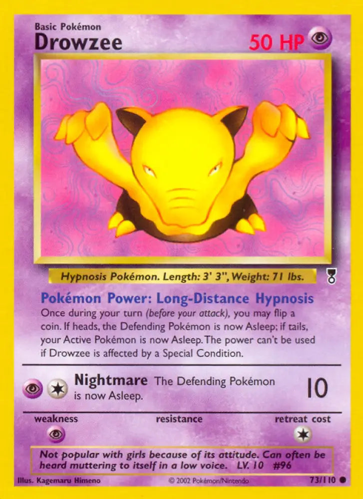 Drowzee (73/110) [Legendary Collection] - Pokemon Single