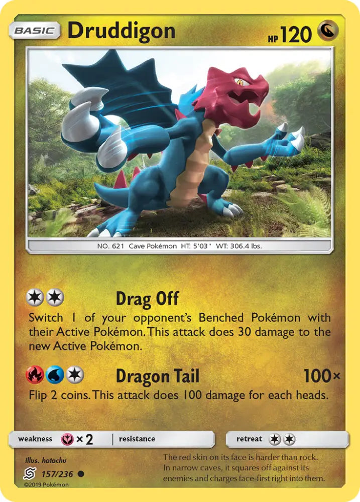 Druddigon (157/236) [Sun & Moon: Unified Minds] - Pokemon Single