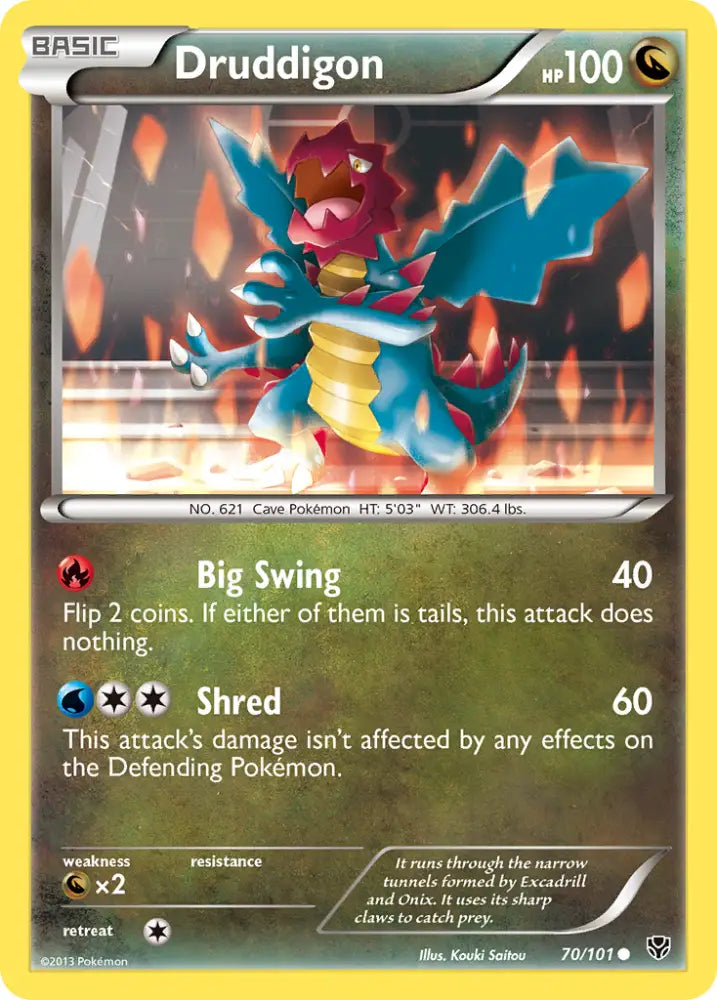 Druddigon (70/101) [Black & White: Plasma Blast] - Pokemon Single