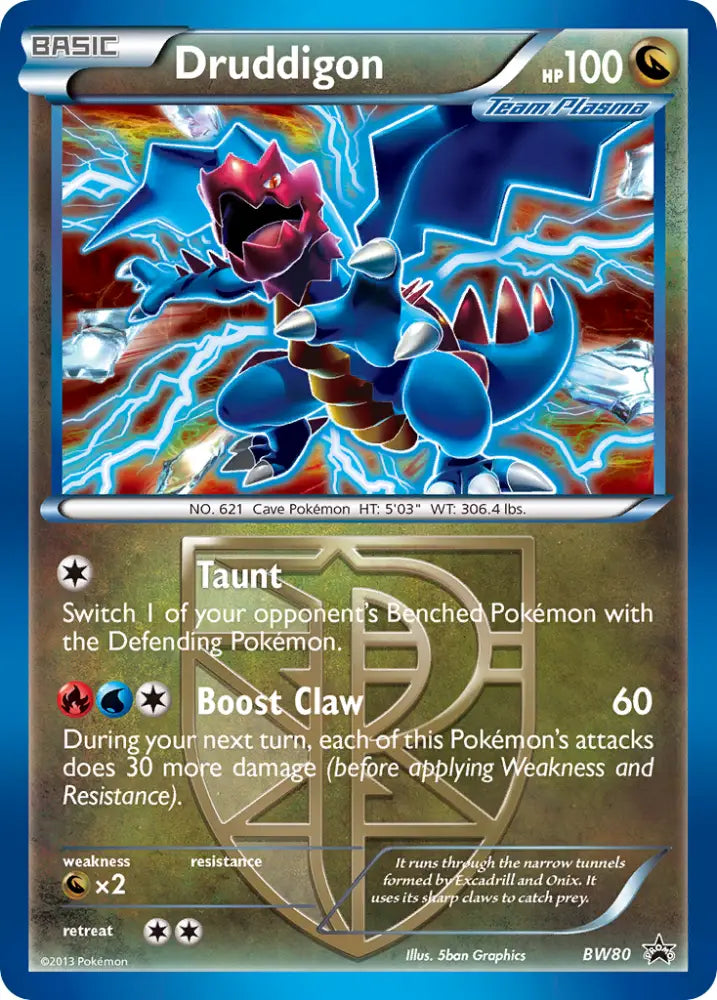 Druddigon (BW80) [Black & White: Black Star Promos] - Pokemon Single
