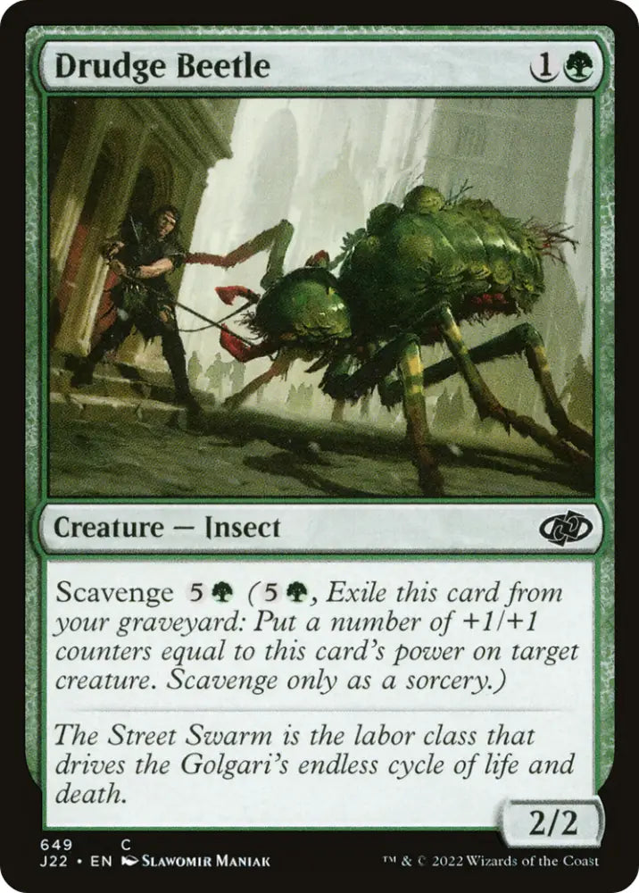 Drudge Beetle [Jumpstart 2022] - MTG Single