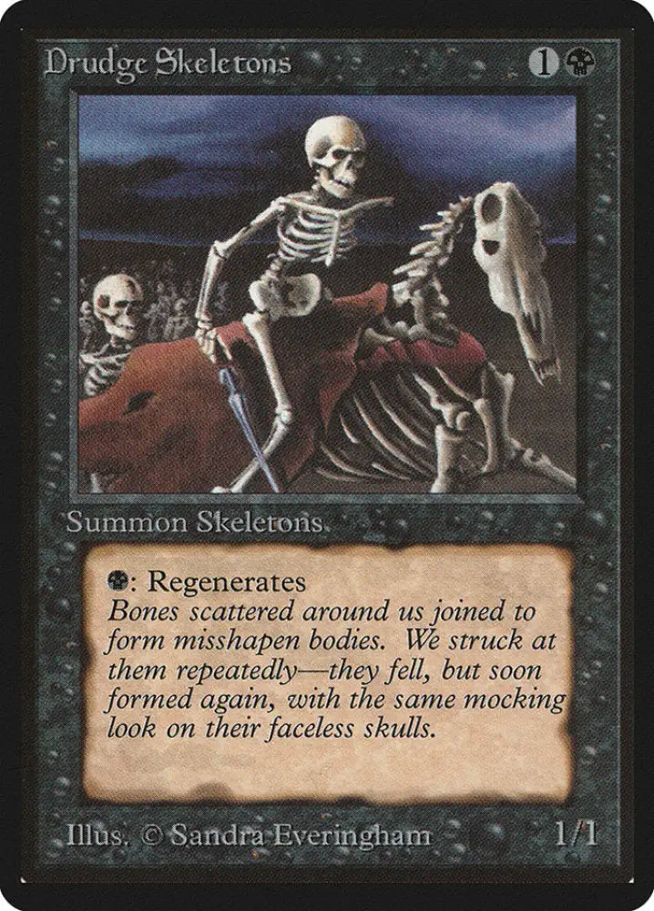 Drudge Skeletons [Beta Edition] - MTG Single
