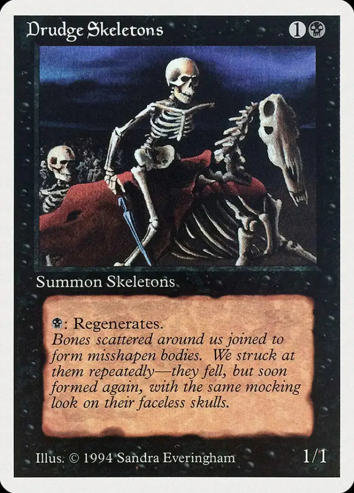 Drudge Skeletons [Summer Magic / Edgar] - MTG Single