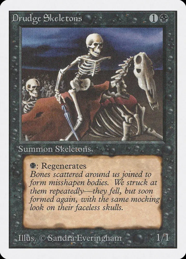 Drudge Skeletons [Unlimited Edition] - MTG Single