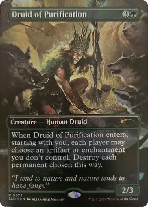 Druid of Purification (Rainbow Foil) [Secret Lair Drop Series] - MTG Single
