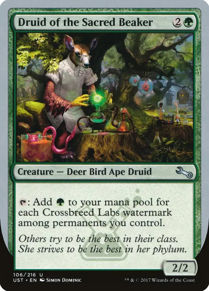 Druid of the Sacred Beaker [Unstable] - MTG Single
