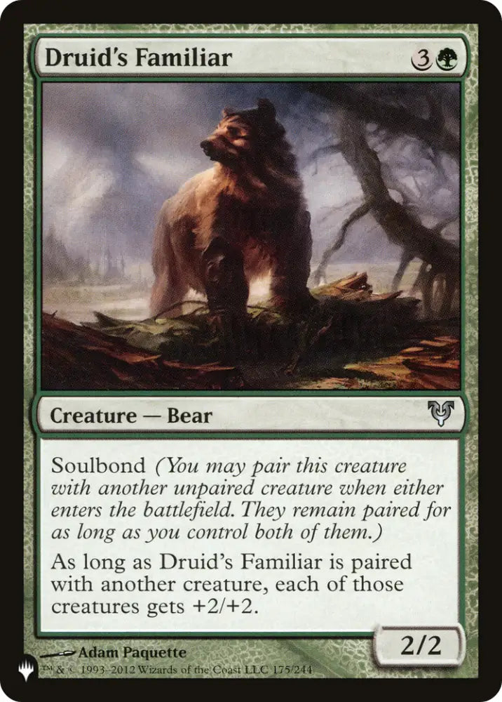 Druid’s Familiar [The List] - MTG Single