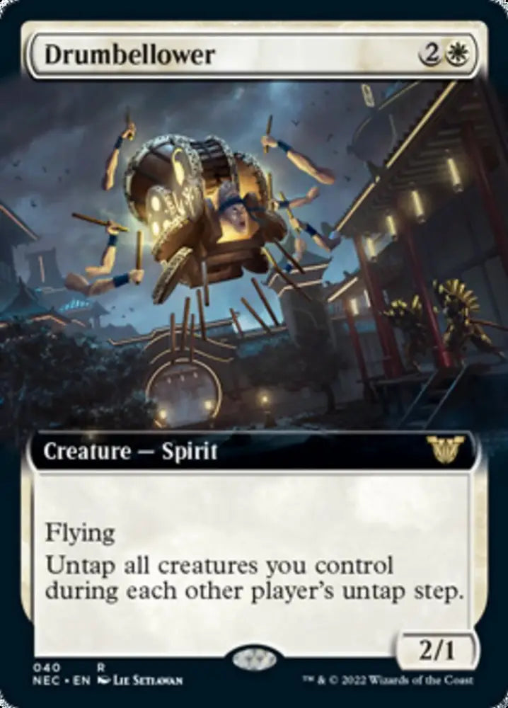 Drumbellower (Extended Art) [Kamigawa: Neon Dynasty Commander] - MTG Single